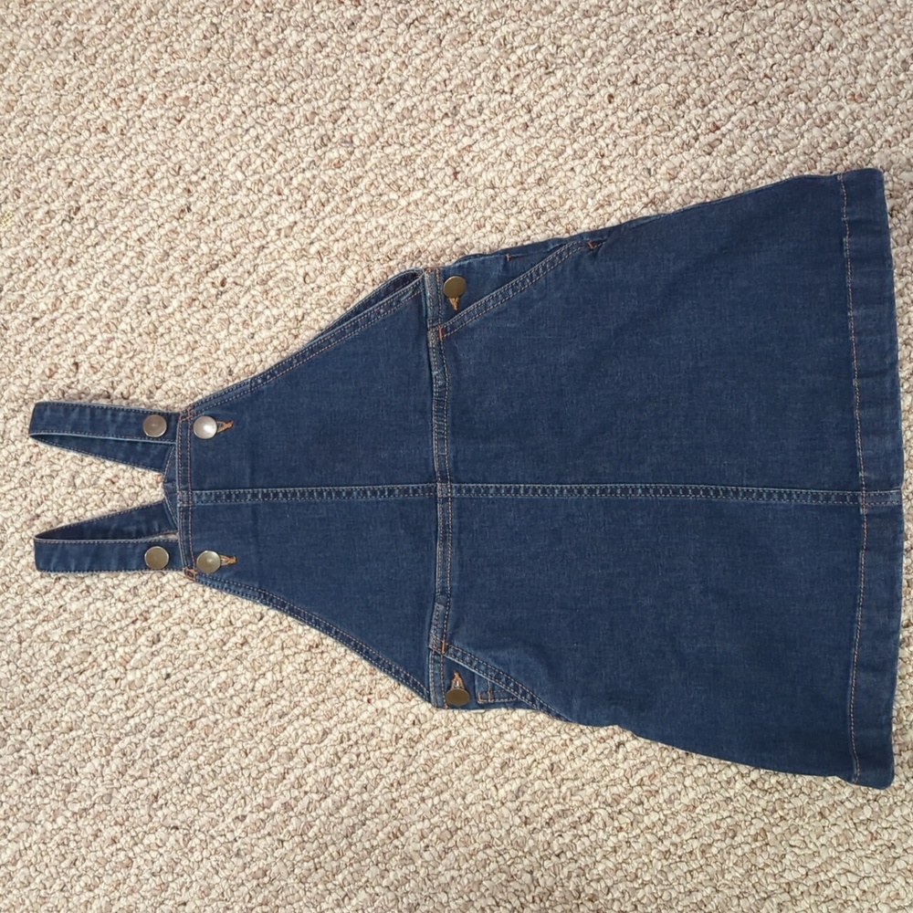 Hanna Andersson Denim Jumper Dress - Size 5